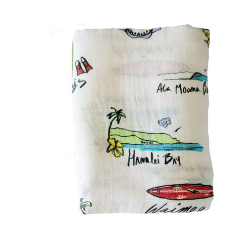 Surf Report Muslin Swaddle