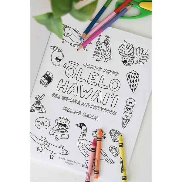 Keiki’s First ‘Ōlelo Hawai’i Coloring & Activity Book