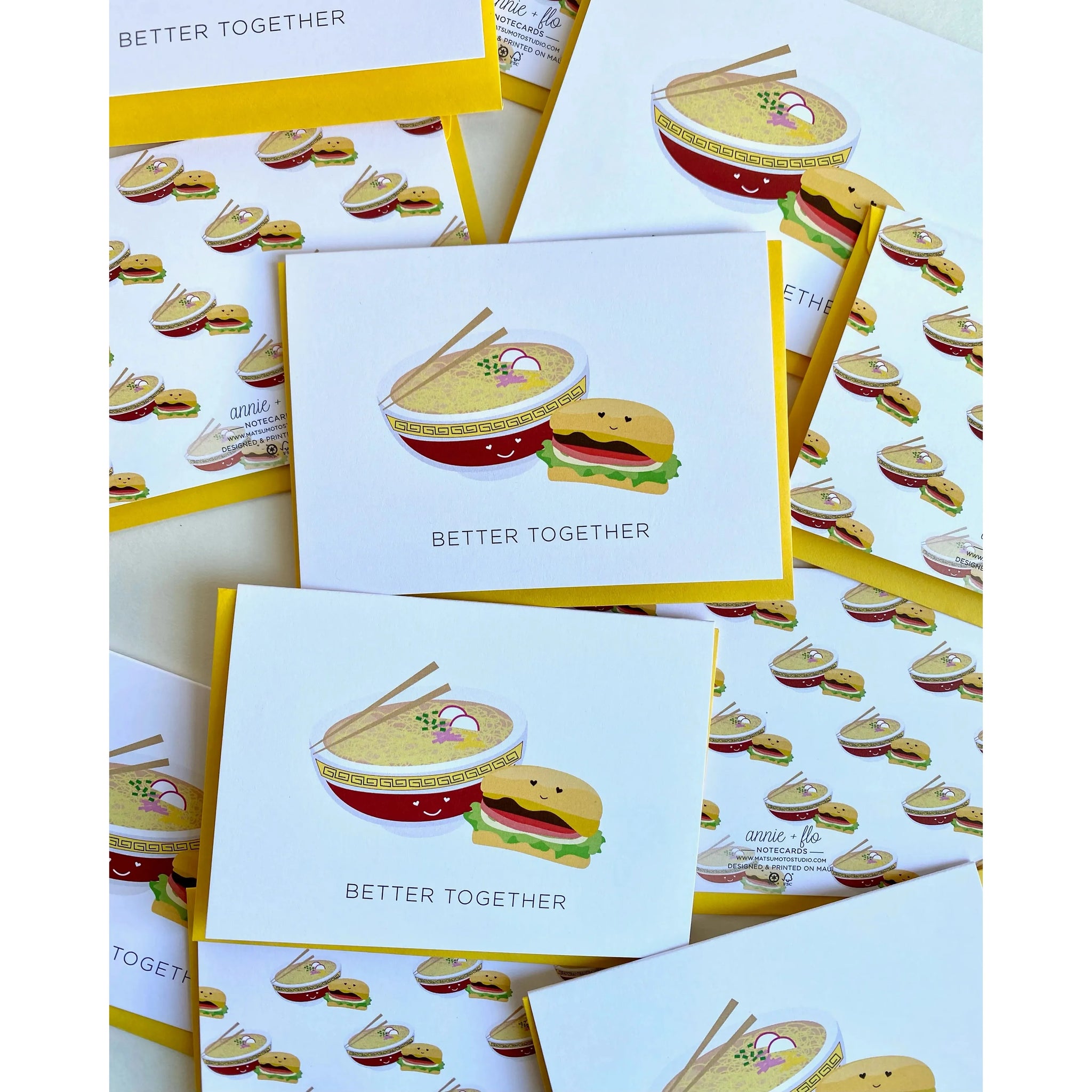 Better Together Card - Saimin & Cheeseburger