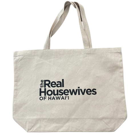 The Real Housewives of Hawai'i Oversized Canvas Tote
