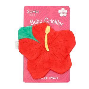 Hibiscus Sensory Crinkle Toy