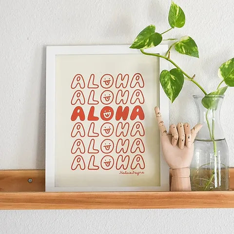 Aloha Thank You Print