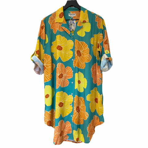 Summer Hau Aloha Shirt Dress