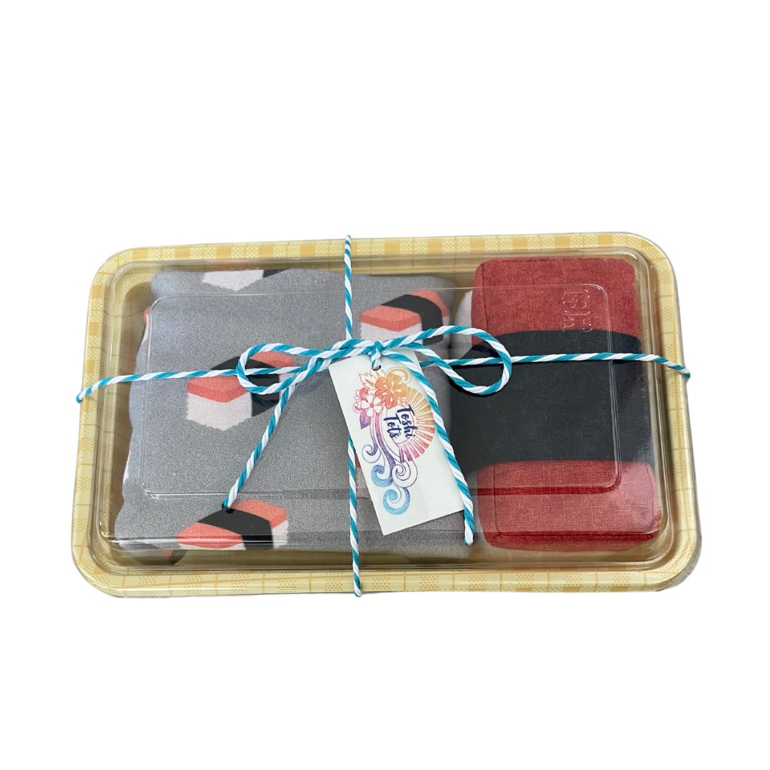 Spam Musubi Bib + Rattle Bento Box