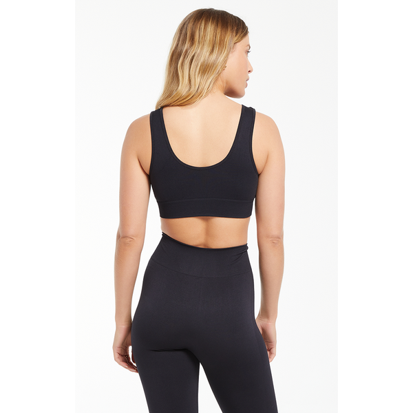 Work It Out Seamless Bra in Black