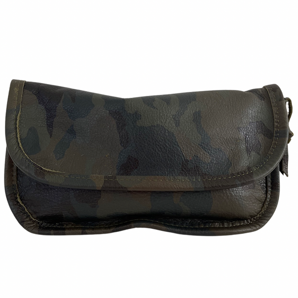 Leather Crossbody / Hip Bag in Camo