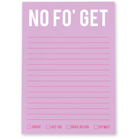 No Fo'get Notepad
