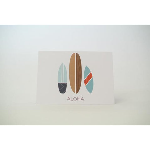 ALOHA Surfboard Card